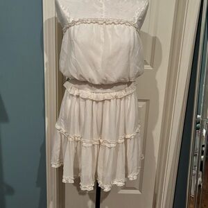She and Sky Ruffle Dress